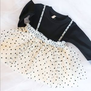 Toddler Girl Polka Dot Tulle Dress